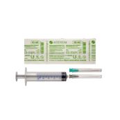 Шприц инъекционный 10 мл Arterium двухкомпонентный с 2 иглами
