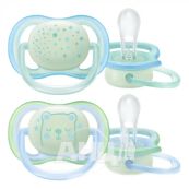 Пустышка Philips AVENT 376/11 силиконовая 0-6 мес для мальчика №2