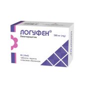 Логуфен таблетки вкриті плівковою оболонкою 500 мг блістер №60