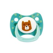 Пустушка силіконова Курносики кругла 0-6 міс 7215