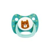 Пустушка силіконова Курносики кругла 7215 / 6-12 міс