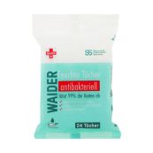Влажные салфетки Waider антибактериальные №24