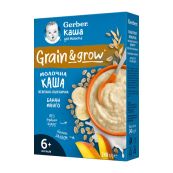 Детская каша Gerber молочная овсяно-пшеничная банан-манго 240 г
