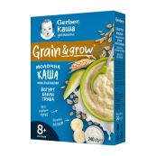 Детская каша Gerber молочная мультизлаковая с бананом и грушей 240 г