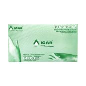 Рукавички оглядові латексні нестерильні з пудрою розмір 8-9 №50