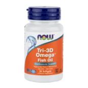 Омега Now Foods Tri-3D Omega капсули №30
