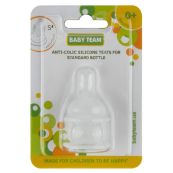 Соска силиконовая антиколиковая Baby team №2