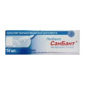 Пластир Леобант прозорий 19ммх72мм №10