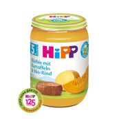 Органічне пюре HiPP Гарбуз та картопля з яловичиною 190 г