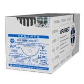 Игла атравматическая USP 2/0 (3)  режущая 26 мм 1/2 0,75 м полипропилен монофильный синий 8009