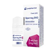 Бриглау Еко краплі очні розчин 2 мг/мл флакон-крапельниця 5 мл