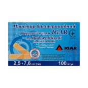 ПЛАСТЫРЬ БАКТ. 7,6 Х 2,5 ВОДОСТОЙКИЙ №100 6585 Игар