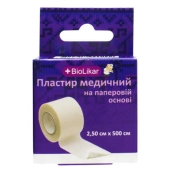 Пластырь BioLikar медицинский на бумажной основе 2,5 см х 500 см