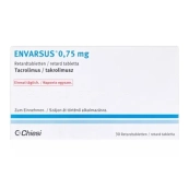 Энварсус таблетки пролонгированного действия 0.75 мг №30
