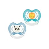 Пустышка силиконовая Baby-Nova 28360-3 с рисунком и кольцом №2