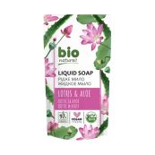 Рідке мило Bio Naturell лотос та алое дой-пак 460 мл
