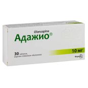 Адажио таблетки покрытые оболочкой 10 мг №30