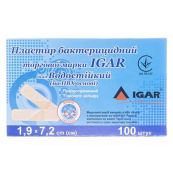 ПЛАСТЫРЬ БАКТ. 7,2 Х 1,9 ПЛЕНОЧНЫЙ ВОДОСТОЙКИЙ №100
