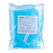 Халат медичний Славна для відвідувача стерильний на липучках довжина 117 см розмір 50-52 L