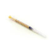 Шприц инсулиновый Alexpharm трехкомпонентный 1 мл U-100 Luer Slip со съемной иглой 27G (0,4 х 13 мм) №1