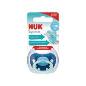 Пустышка Nuk Signature 10736657/1 силиконовая ортодонтическая размер 2