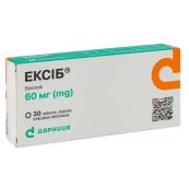Ексіб таблетки вкриті оболонкою 60 мг №30