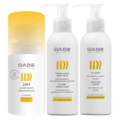 BABE(БАБЕ) 3207 НАБОР ДОРОЖ. МЫЛО+МОЛОЧКО Д/ТІЛА+ДЕЗОДОРАНТ
