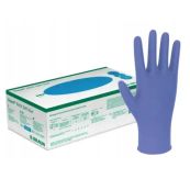 Перчатки осмотровые нестерильные Vasco Nitril Soft blue нитриловые без пудры синие размер М №200 (100 пар)