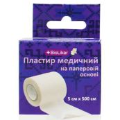 ПЛАСТЫРЬ БИОЛИКАР 5СМХ500СМ БУМАЖ.0315