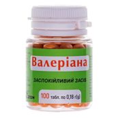 ВАЛЕРИАНА ТАБЛ. 180 МГ (30,6 МГ) №100  1464