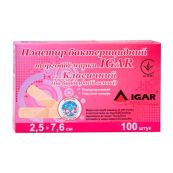ПЛАСТЫРЬ БАКТ. 7,6 Х 2,5 /ТКАН./ КЛАССИЧЕСКИЙ №100