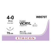 ВИКРИЛ W9570T НЕОКР.№ 4/0, ДЛ. 75 СМ, ИГЛА РЕЖ. 19 ММ 3/8 ОКРУЖ.