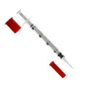 Шприц інсуліновий MedPlast 1 мл U-40 з голкою 29G (0,33 х 12,7 мм) №1