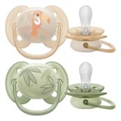 Пустушка ортодонтична силіконова ультрам'яка Philips Avent SCF 091/07 Ultra Soft 0-6 місяців №2