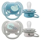 Пустышка ортодонтическая силиконовая ультрамягкая Philips Avent SCF 091/15 Ultra Soft 6-18 месяцев №2