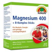 САНЛАЙФ ВИТАМИНЫ SUNLIFE MAGNESIUM 400 + B-KOMPLEX ПОР.СТИК №20