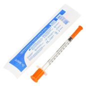 Шприц інсуліновий одноразовий Dr.White U-100 3-х компонентний 1 мл голка 30G (0,32 х 13 мм)