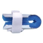 Ортез шина для фаланги пальца руки с фиксацией двусторонняя металлическая Торос-Групп ТИП 502 размер S