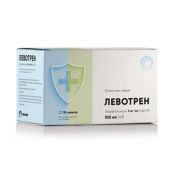 Левотрен розчин для інфузій 5 мг/мл пакет 100 мл №10 пакет 100 мл №10