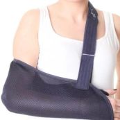 БАНДАЖ Д/ФИКСАЦИИ РУКИ ТРИКОТАЖ. REF-30.302 (XL) ЧЕРНЫЙ  8808