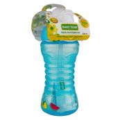 Поїльник пластиковий Baby Team 5005 дорожній із трубочкою 300 мл