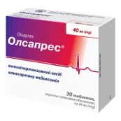 Олсапрес таблетки покрытые оболочкой 40 мг блистер №30