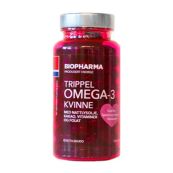 Омега-3 Biopharma Trippel Omega-3 Kvinne Потрійні капсули для жіночого здоров'я №120