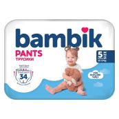 ПОДГ. БАМБИК 5 ТРУСИКИ (12-17КГ) ЮНИОР №34  2543