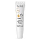 Сонцезахисний бальзам для губ BABE Laboratorios Sun Protection з Гіалуроновою кислотою SPF 50 15 мл