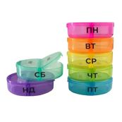 ОРГАНАЙЗЕР Д/ТАБЛЕТОК НЕДЕЛЯ РТ 95289  2188