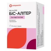 Біс-Алітер капсули 5 мг + 4 мг блістер №30