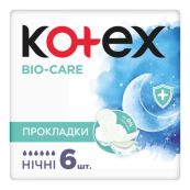 КОТЕКС ПРОКЛ. 0912 BIO-CARE НОЧН. №6