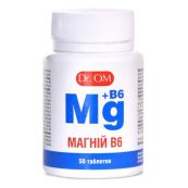 МАГНИЙ B6 ФОРТЕ DR.OM ТАБЛ. №50