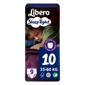 ПОДГ. ЛИБЕРО 10 SLEEP TIGHT 35-60 КГ №9  0816